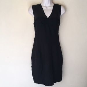 BCBG MAXAZRIA Little Black Dress w/ silk